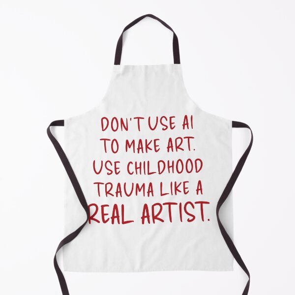 Item preview, Don’t Use AI to Make Art Shirt, Funny Artist Humor Tee, Sarcastic Anti AI Artist Gift, Creative Art Lover Shirt designed and sold by Quiajia.