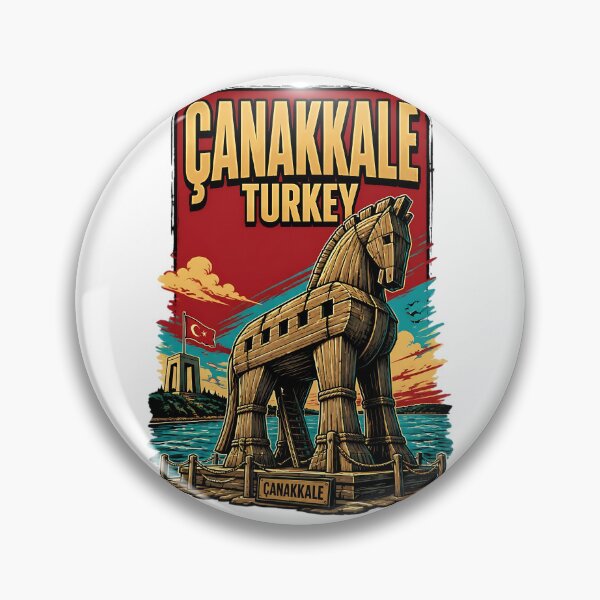 Item preview, Canakkale Turkey Vintage Travel Tourism designed and sold by TravelersGems.