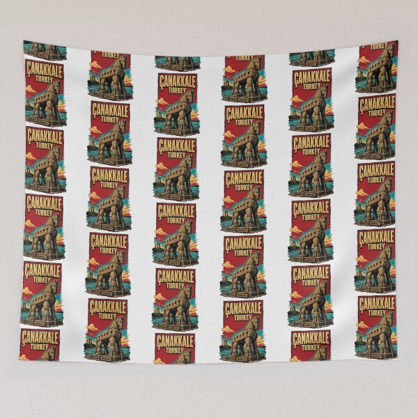 Item preview, Canakkale Turkey Vintage Travel Tourism designed and sold by TravelersGems.