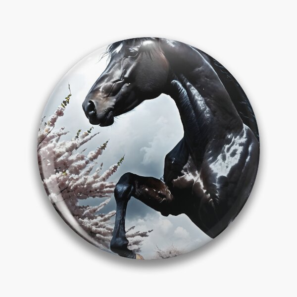 Item preview, But the big black horse said, "Look this way" - He said, "Hey lady, will you marry me?" 30 designed and sold by deep-sea-birds.