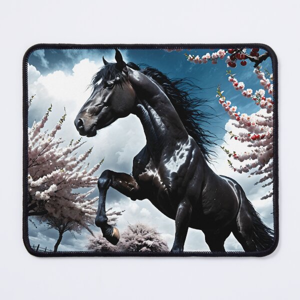 Item preview, But the big black horse said, "Look this way" - He said, "Hey lady, will you marry me?" 30 designed and sold by deep-sea-birds.
