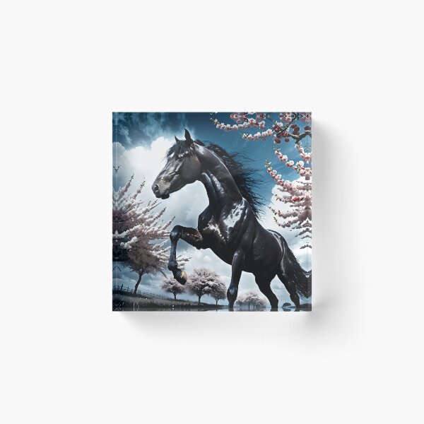Item preview, But the big black horse said, "Look this way" - He said, "Hey lady, will you marry me?" 30 designed and sold by deep-sea-birds.