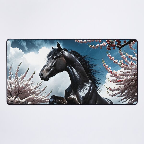 Item preview, But the big black horse said, "Look this way" - He said, "Hey lady, will you marry me?" 30 designed and sold by deep-sea-birds.