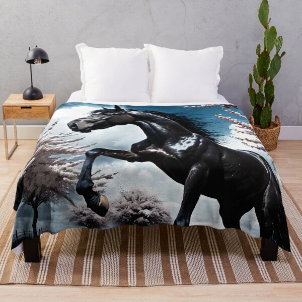 Item preview, But the big black horse said, "Look this way" - He said, "Hey lady, will you marry me?" 30 designed and sold by deep-sea-birds.