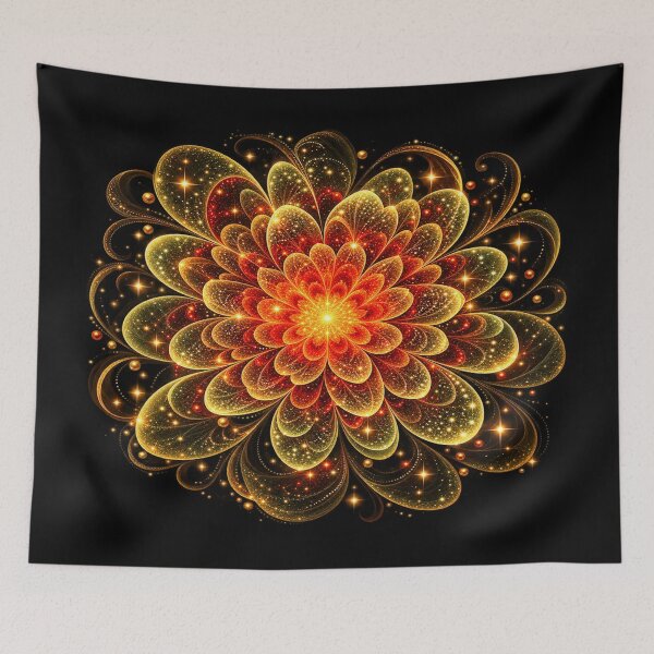 Item preview, Cosmic Mandala Flower – Mystical Energy designed and sold by TroviTutto.