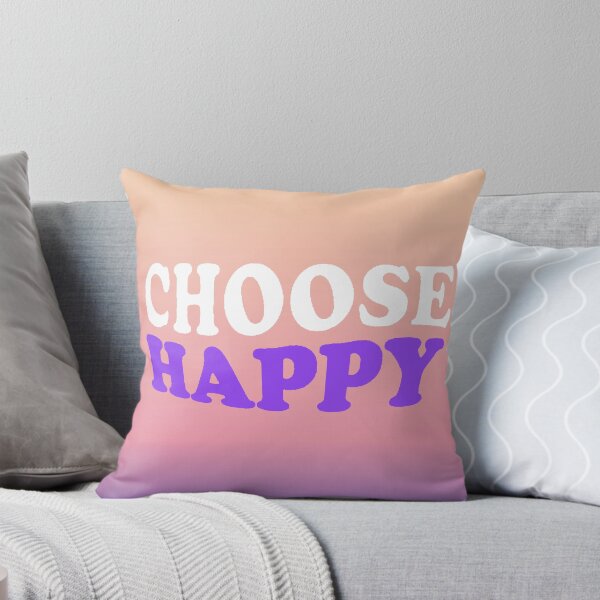 Item preview, Choose Happy - Positive Phrase Retro Good Vibes Aesthetic designed and sold by AstronautMerch.