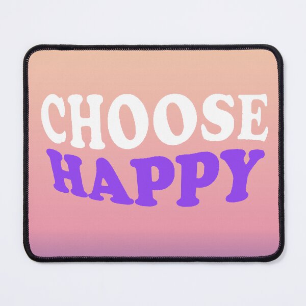 Item preview, Choose Happy - Positive Phrase Retro Good Vibes Aesthetic designed and sold by AstronautMerch.