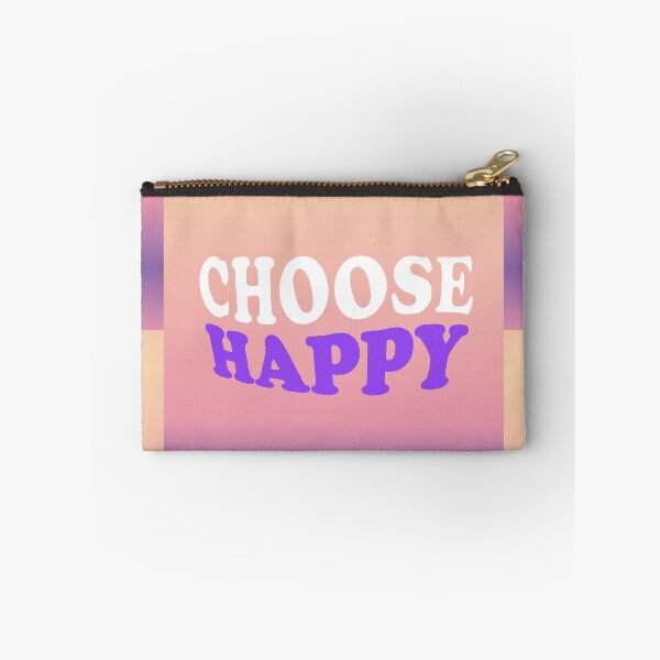 Item preview, Choose Happy - Positive Phrase Retro Good Vibes Aesthetic designed and sold by AstronautMerch.