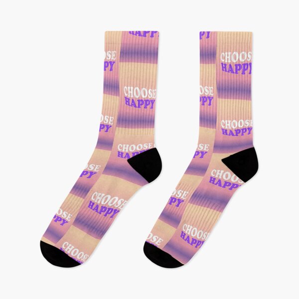 Item preview, Choose Happy - Positive Phrase Retro Good Vibes Aesthetic designed and sold by AstronautMerch.