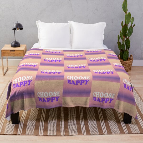 Item preview, Choose Happy - Positive Phrase Retro Good Vibes Aesthetic designed and sold by AstronautMerch.