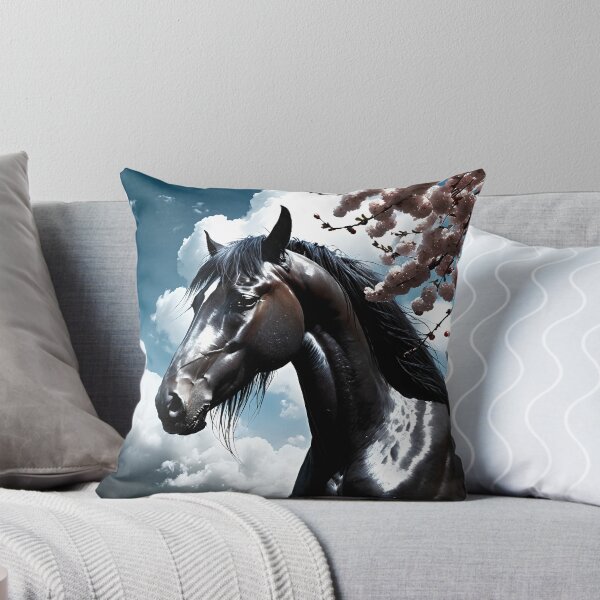 Item preview, But the big black horse said, "Look this way" - He said, "Hey lady, will you marry me?" 31 designed and sold by deep-sea-birds.