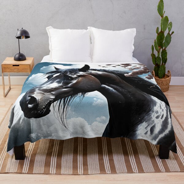 Item preview, But the big black horse said, "Look this way" - He said, "Hey lady, will you marry me?" 31 designed and sold by deep-sea-birds.