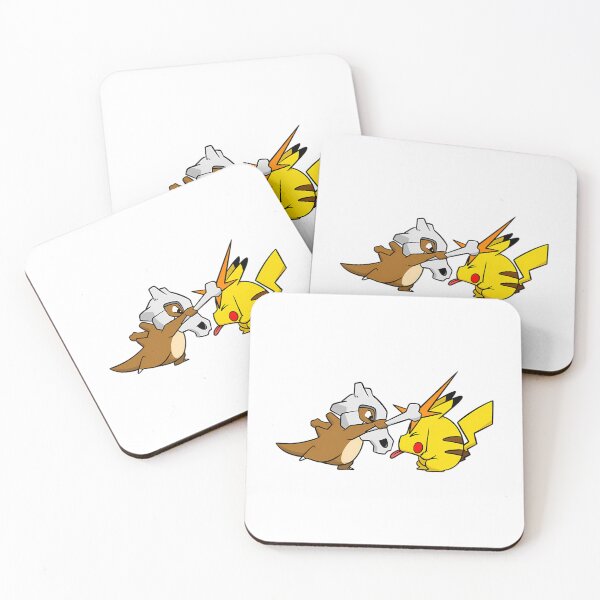 Item preview, Cubone & Pikachu designed and sold by AIMMYRADIO.