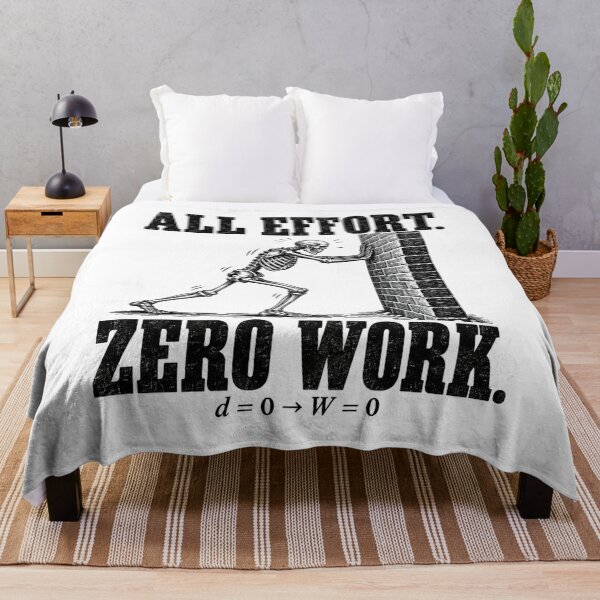 Item preview, All Effort Zero Work — Physics Skeleton designed and sold by MotionBanana Art.