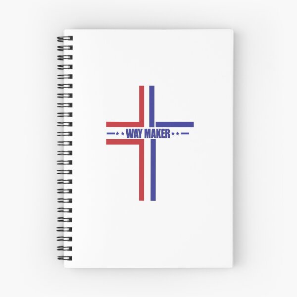 Item preview, Patriotic Christian Cross "Way Maker" Vector Design designed and sold by Carftora786.