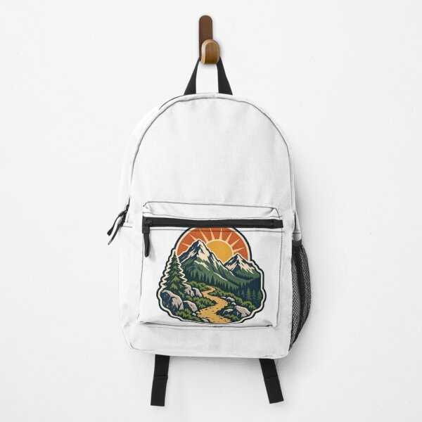 Item preview, Alpine Trail Mountain Adventure Badge designed and sold by Everyday Motif.