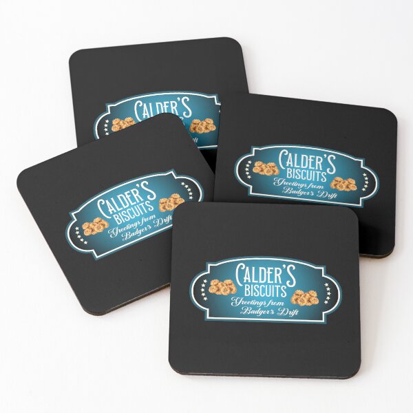 Item preview, Calder’s Biscuits (on Black) designed and sold by PawsitiveMum3.