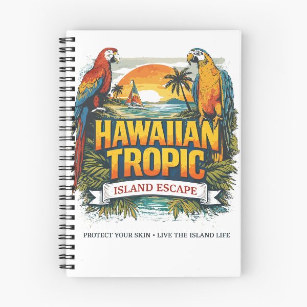 Item preview, Hawaiian Tropic Island Escape Parrots Poster designed and sold by Matinez Pink.