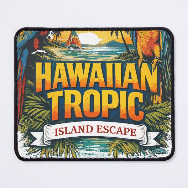Item preview, Hawaiian Tropic Island Escape Parrots Poster designed and sold by Matinez Pink.