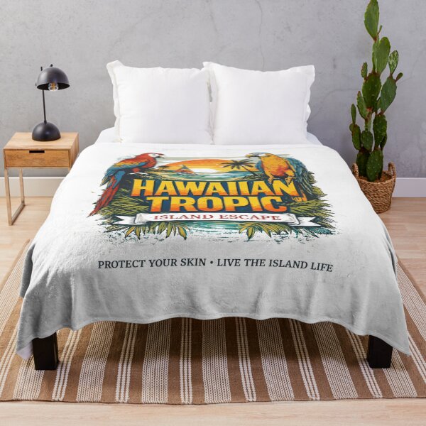 Item preview, Hawaiian Tropic Island Escape Parrots Poster designed and sold by Matinez Pink.