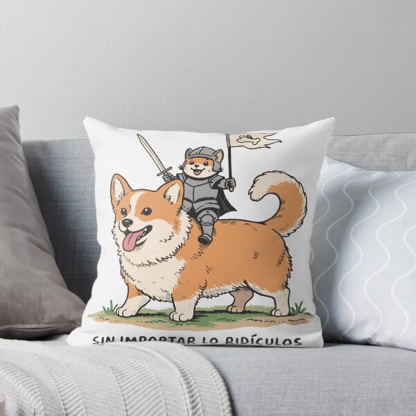 Item preview, Persigue Tus Sueños Knight Cat Corgi Poster designed and sold by Matinez Pink.