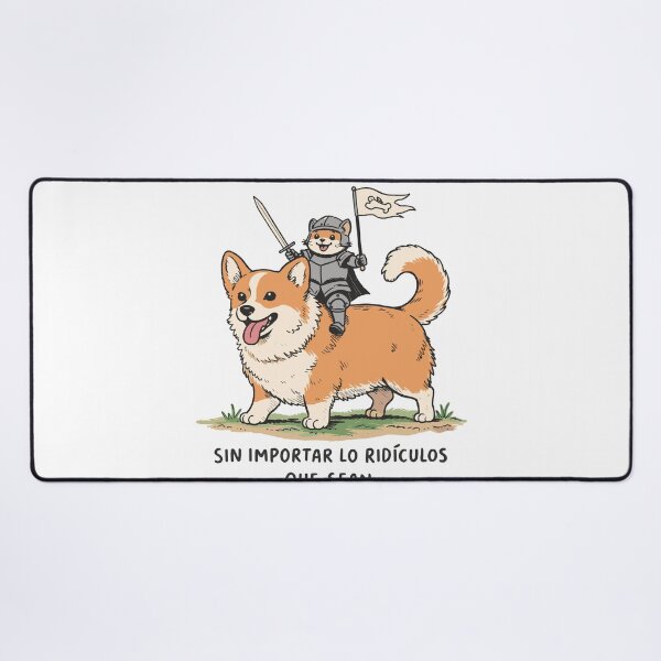 Item preview, Persigue Tus Sueños Knight Cat Corgi Poster designed and sold by Matinez Pink.