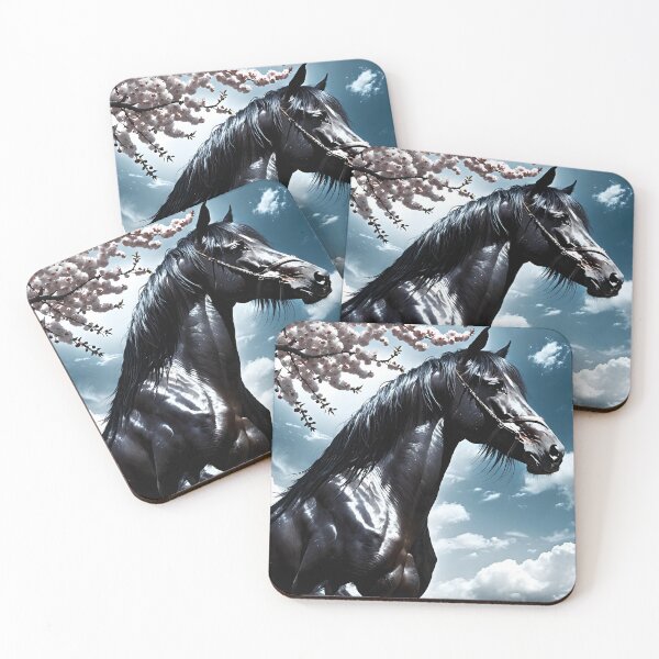 Item preview, But the big black horse said, "Look this way" - He said, "Hey lady, will you marry me?" 32 designed and sold by deep-sea-birds.