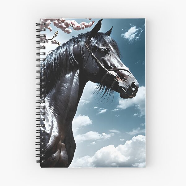 Item preview, But the big black horse said, "Look this way" - He said, "Hey lady, will you marry me?" 32 designed and sold by deep-sea-birds.