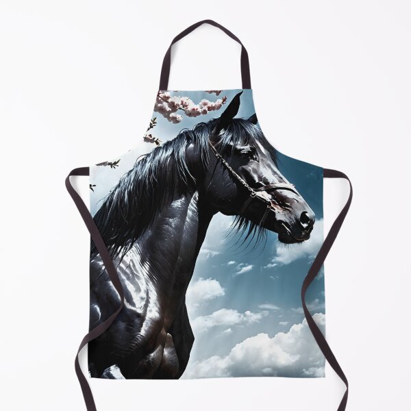Item preview, But the big black horse said, "Look this way" - He said, "Hey lady, will you marry me?" 32 designed and sold by deep-sea-birds.