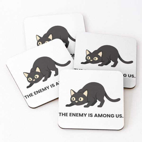 Item preview,  The Enemy Is Among Us – Funny Cat Hunting T-Shirt designed and sold by its.shivang.