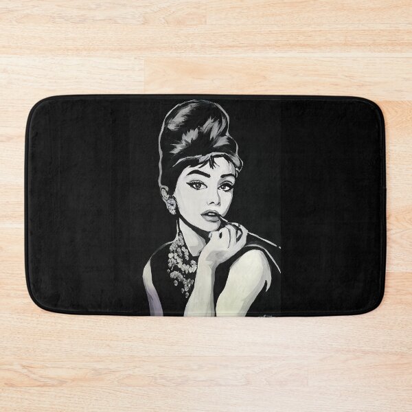 Item preview, Audrey Hepburn Black and White Portrait designed and sold by Portrait Haven.