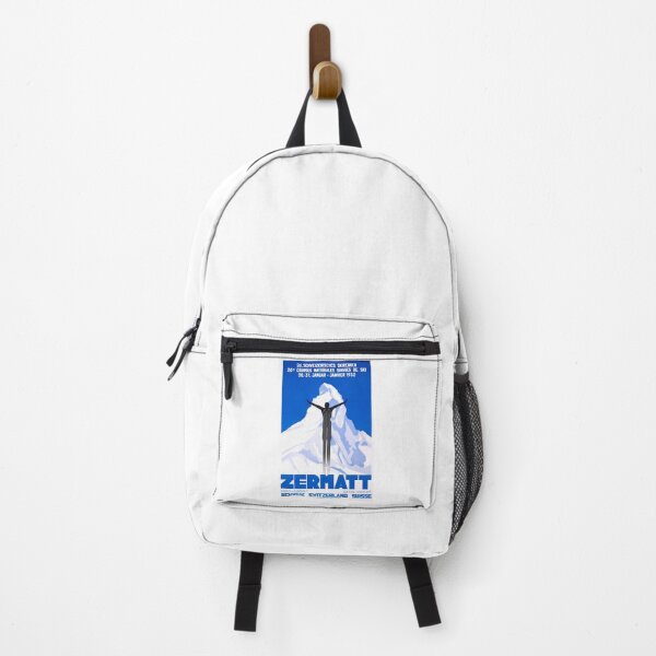 Item preview, 1931 Zermatt Switzerland Ski Travel Poster designed and sold by flamesnejme.