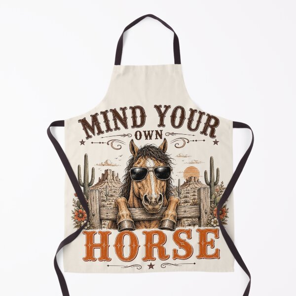 Item preview, Funny Wild West Mind Your Own Horse designed and sold by legendaryskins.