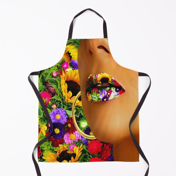 Item preview, Lips in Multiflower designed and sold by Yamy Morrell Art and Design.