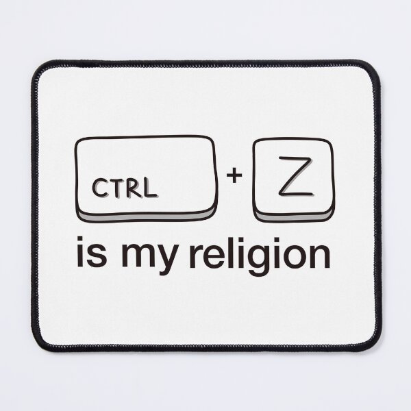 Item preview, Ctrl + Z Is My Religion – Funny Tech Sticker designed and sold by tviyluv.