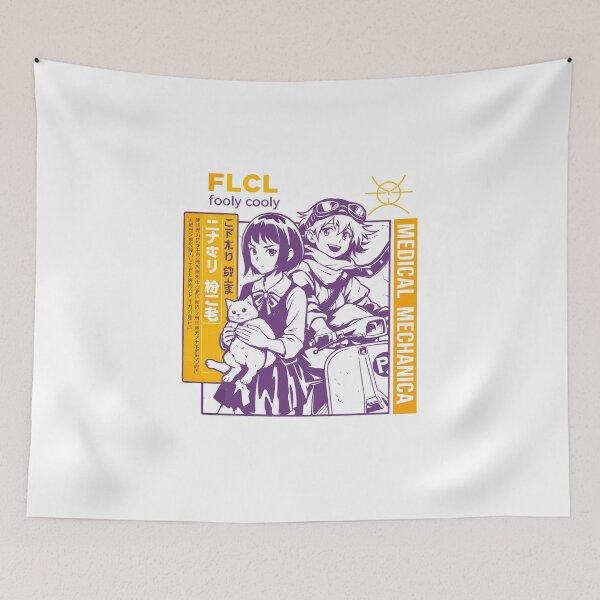 Item preview, FLCL Fooly Cooly Medical Mechanica Anime Poster designed and sold by Matinez Pink.