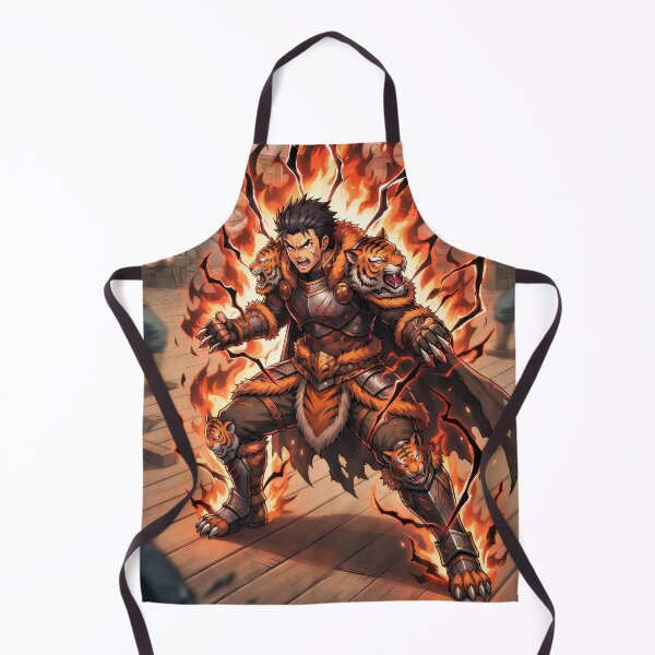 Item preview, tiger barbarian  (no border) designed and sold by Crimsonmerchant.
