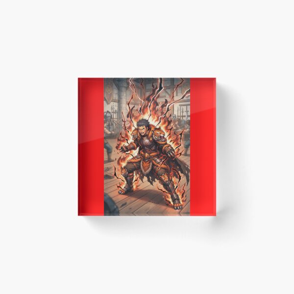 Item preview, tiger barbarian  (no border) designed and sold by Crimsonmerchant.