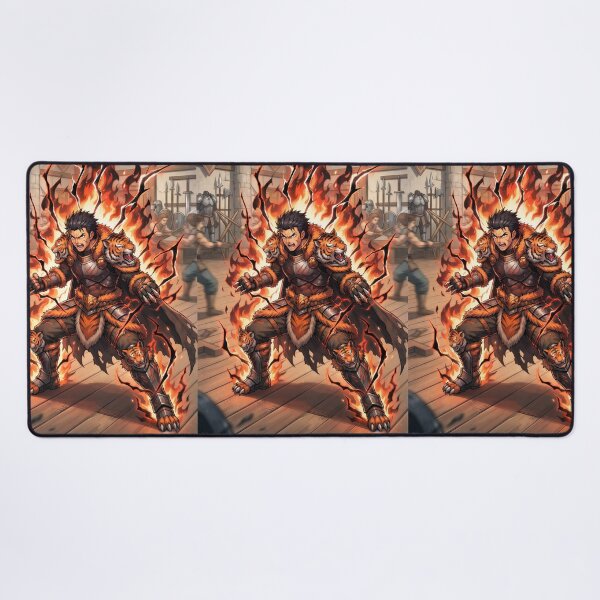 Item preview, tiger barbarian  (no border) designed and sold by Crimsonmerchant.