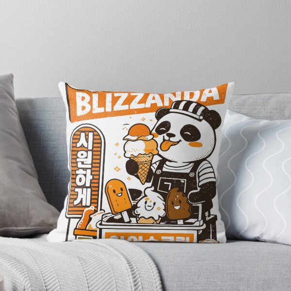 Item preview, Blizzanda Bored Panda Ice Cream Poster designed and sold by Matinez Pink.