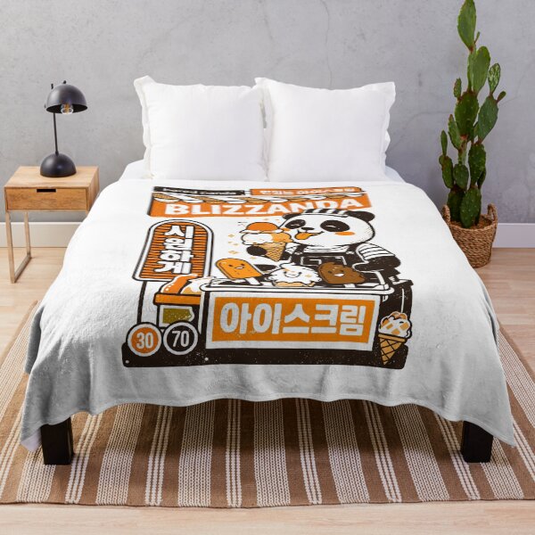 Item preview, Blizzanda Bored Panda Ice Cream Poster designed and sold by Matinez Pink.