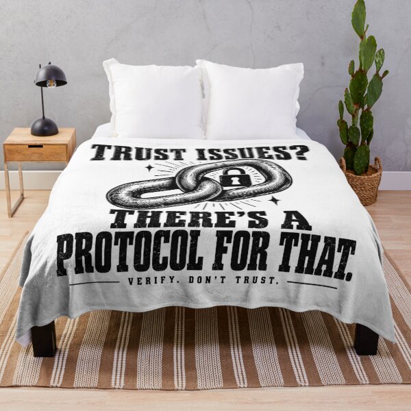 Item preview, Trust Issues — There’s a Protocol for That designed and sold by MotionBanana Art.