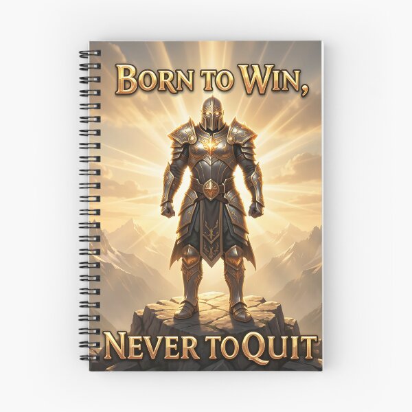Item preview, Born to Win Never to Quit Warrior Motivation designed and sold by yosmosverse .