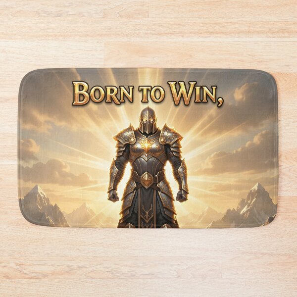 Item preview, Born to Win Never to Quit Warrior Motivation designed and sold by yosmosverse .