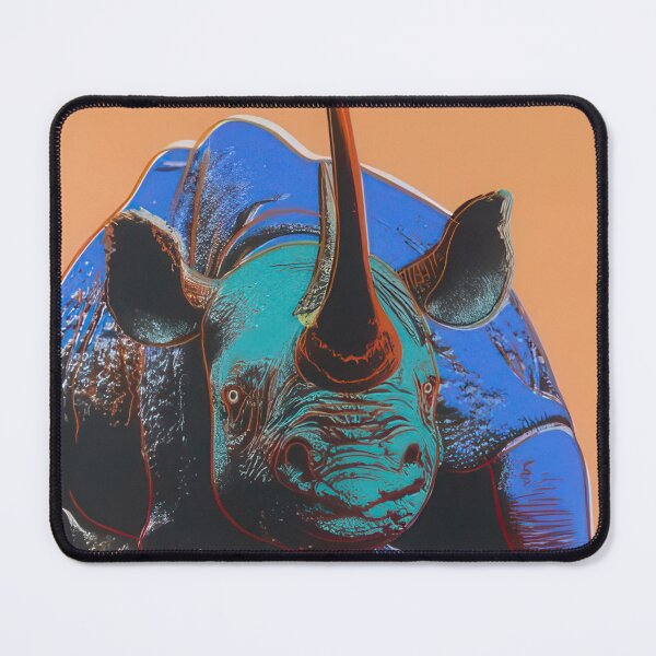 Item preview, Black Rhinoceros (F. & S. II.301) - Print by Andy Warhol designed and sold by stevengrossman.
