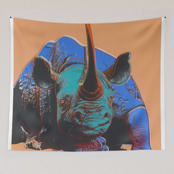 Item preview, Black Rhinoceros (F. & S. II.301) - Print by Andy Warhol designed and sold by stevengrossman.