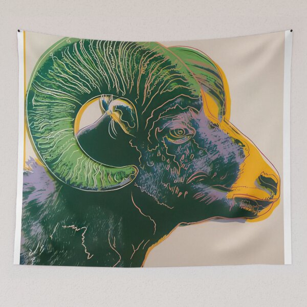 Item preview, Bighorn Ram (F. & S. II.302) - Print by Andy Warhol designed and sold by stevengrossman.