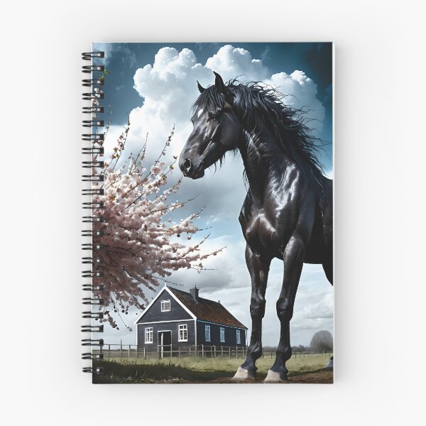 Item preview, But the big black horse said, "Look this way" - He said, "Hey lady, will you marry me?" 33 designed and sold by deep-sea-birds.
