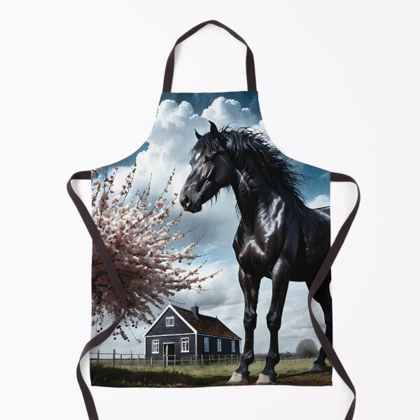 Item preview, But the big black horse said, "Look this way" - He said, "Hey lady, will you marry me?" 33 designed and sold by deep-sea-birds.