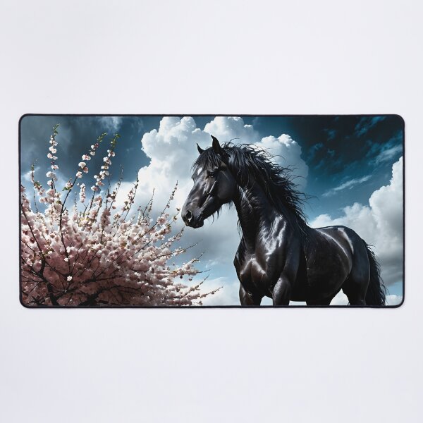 Item preview, But the big black horse said, "Look this way" - He said, "Hey lady, will you marry me?" 33 designed and sold by deep-sea-birds.